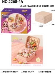 Mega set of hair clips and hair accessories with a jewelry box