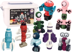 Magnetic Cubes Space Rocket 56 pieces