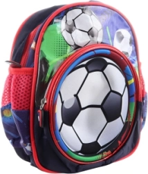 Vaikiška medžiaginė kuprinė su futbolo motyvu 22 × 25 × 8 cm