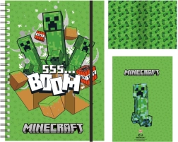 Minecraft A5 spiralinis sąsiuvinis – linijinis