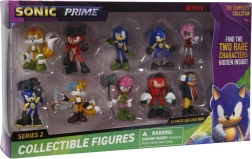 Sonic figūrėlės – Deluxe dėžutė, 12 vnt.