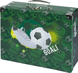 Sulankstomas mokyklinis lagaminėlis su futbolo motyvu BAAGL
