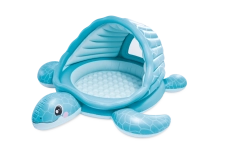 Pripučiamas vaikų baseinėlis su stogeliu Vėžlio įlanka