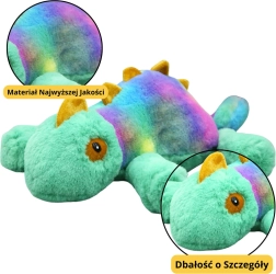 Plush chameleon - colorful cuddle 45 cm