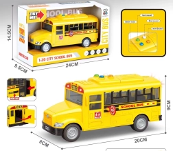 School bus with light and sound 1:20