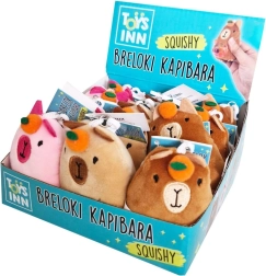 Pliušinis kapibaros pakabukas su „squishy“ pilvuku TOYS INN