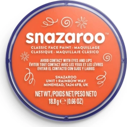 Snazaroo oranžiniai veido dažai 18 ml