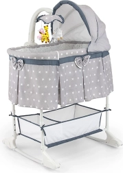 Daugiafunkcė lopšė ir kūdikio lovytė Milly Mally Sweet Melody Star