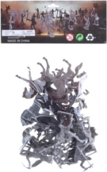 Riteriai maišelyje – plastikinis riterių ir žirgų rinkinys