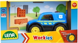 LENA Workies police car 12 cm