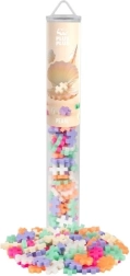 Plus-Plus Pearl creative construction set in a tube, 100 pieces