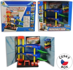 MaDe garažas su rankiniu liftu ir 3 automobiliais, 29 cm
