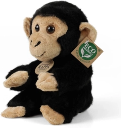 Seated Plush Chimpanzee 18 cm ECO-FRIENDLY