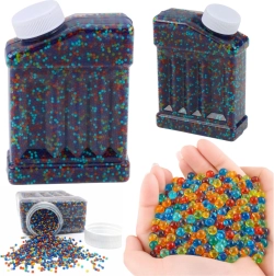 Hydrogel water beads for blasters, mixed colors, 50,000 pcs, 7–8 mm