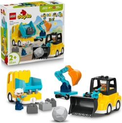 LEGO DUPLO statybos transporto priemonės 3 viename