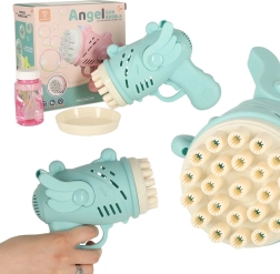 Mėlyni sparnuoti burbulų pistoletai