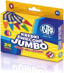 Jumbo vaško kreidelės ASTRA, 24 vnt.