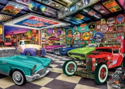 Dino dėlionė – senovinių automobilių kolekcija, 2000 dalių