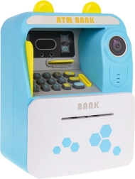Interaktyvus vaikiškas bankomatas su veido skeneriu Face ID