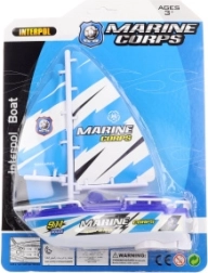 Baterijomis maitinama buriavimo valtis vaikams