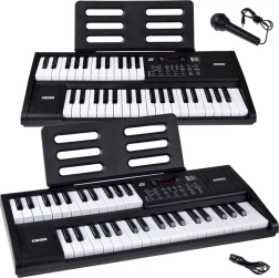 Elektroniniai klavišai su 61 klavišu, SPLIT funkcija ir mikrofonu