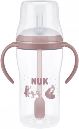 NUK Perfect Match Training Bottle with Silicone Straw 260 ml, temperature control