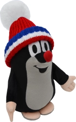 Moravská ústředna plush Mole with a hat 25 cm - 1 piece