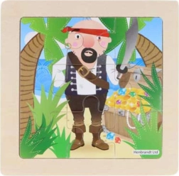 Medinė dėlionė „Piratėlis“ (9 dalys)