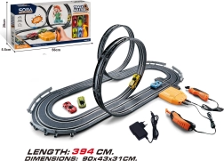 Racing Track 1:64 with 2 Cars and Charger
