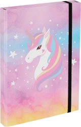Sąsiuvinių aplankas A4 Rainbow Unicorn