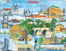 Dėlionė Praha – lankytinos vietos, 66 dalys