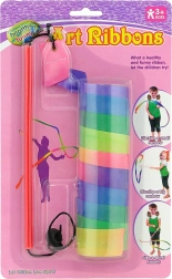 Children’s rainbow rhythmic gymnastics ribbon with wand, 121 cm