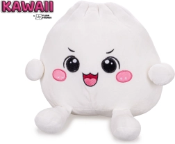 Plush Friends kawaii pliušinis bao koldūnėlis, spindintis 25 cm – 1 vnt.
