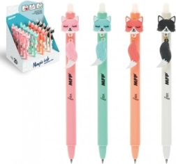 Trinamas rutulinis rašiklis su Lapės motyvu