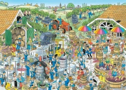 Dėlionė „Viktorinis vynas“ 1000 dalių, Jan van Haasteren