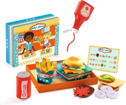DJECO Bistro Kelly & Johnny – kids’ hamburger-making set