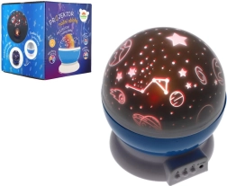 Dangaus žvaigždžių projektorius su baterijomis ir USB, plastikas, 14 × 11 cm