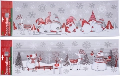 Kalėdinė lango dekoracija 59,5 × 21 cm