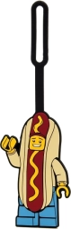 LEGO Hot Dog Luggage Tag