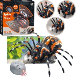 RC tarantulas su infraraudonuoju nuotoliniu valdymu, juodas