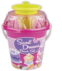 Androni vidutinė smėlio rinkinys su piltuvėliu – Rožinė