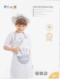 Vaikiška virtuvės prijuostė ir kepuraitė