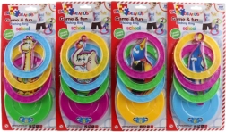 Žiedų mėtymas su gyvūnėliais – plastikinis žaidimas vaikams nuo 3 m.