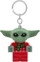 Lego Star Wars Grogu šviečiantis raktų pakabukas – kalėdinė edicija