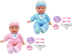 Kūdikėlis su garsais ir priedais 41 cm