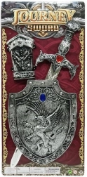 Silver Sword and Shield Set for Children