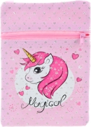 Shoulder bag with unicorn motif