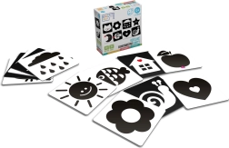 Didelės kontrastinės kortelės kūdikiams KukiKuk