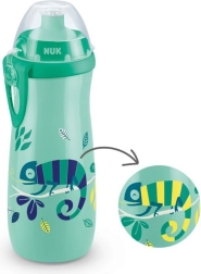 Vaikiškas sportinis buteliukas NUK Sports Cup Chameleon 450 ml