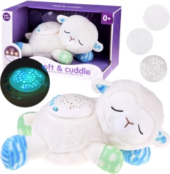 Pliušinė avytė su žvaigždžių projektoriumi ir lopšinėmis